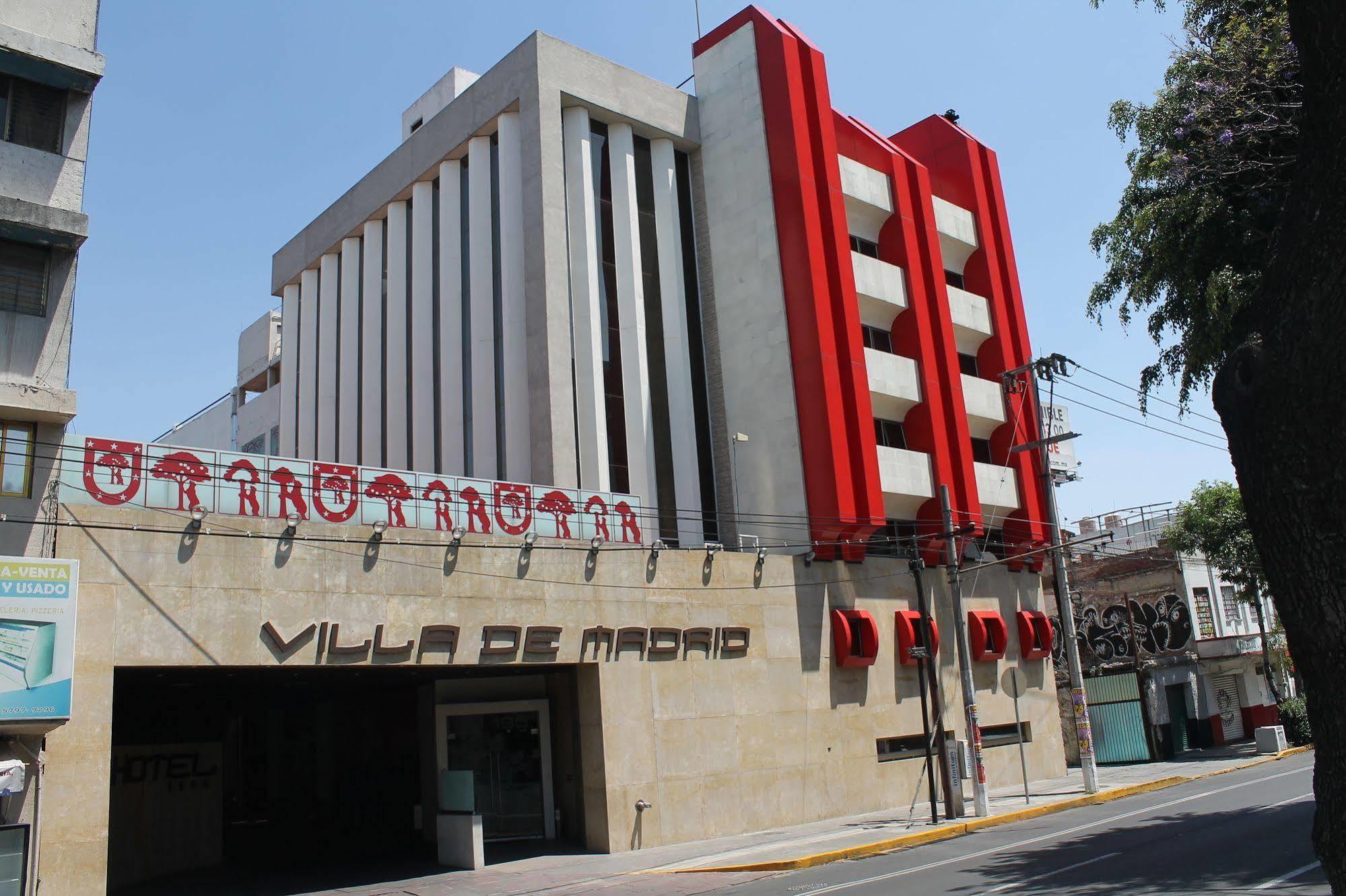 Hotel Villa De Madrid 멕시코 시 외부 사진